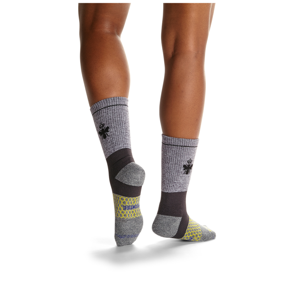 Women's All-Purpose Performance Work Calf Sock 6-Pack - white-black-mix - 4