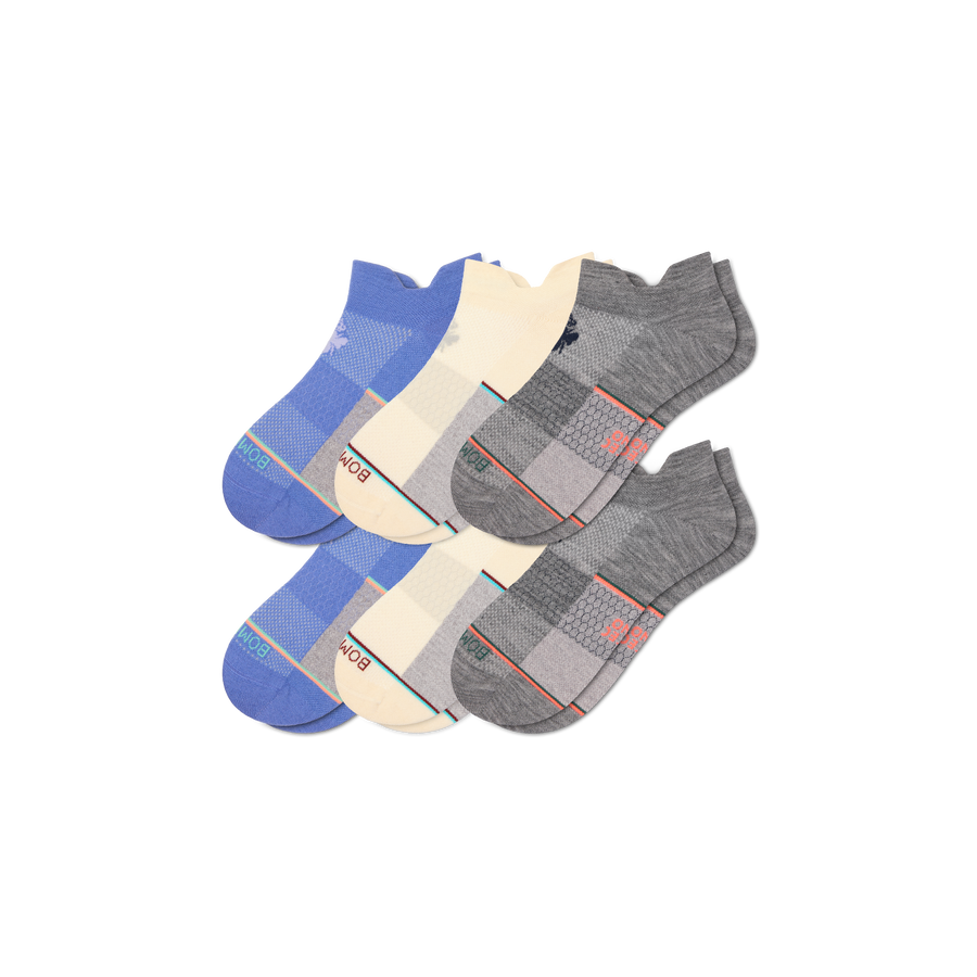 Women's UltraLite Sport Merino Wool Blend Ankle Sock 6-Pack - Studio Weekend Fit