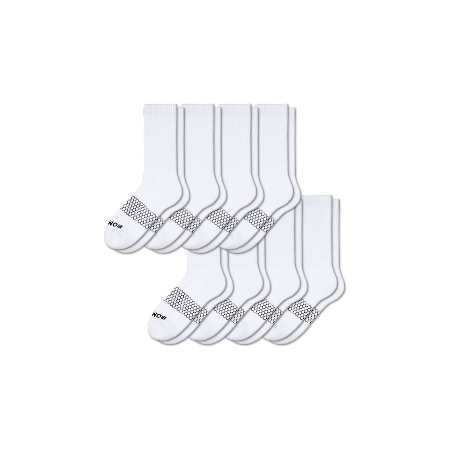 Men's Solids Calf Sock 8-Pack - Cozy Travel Step