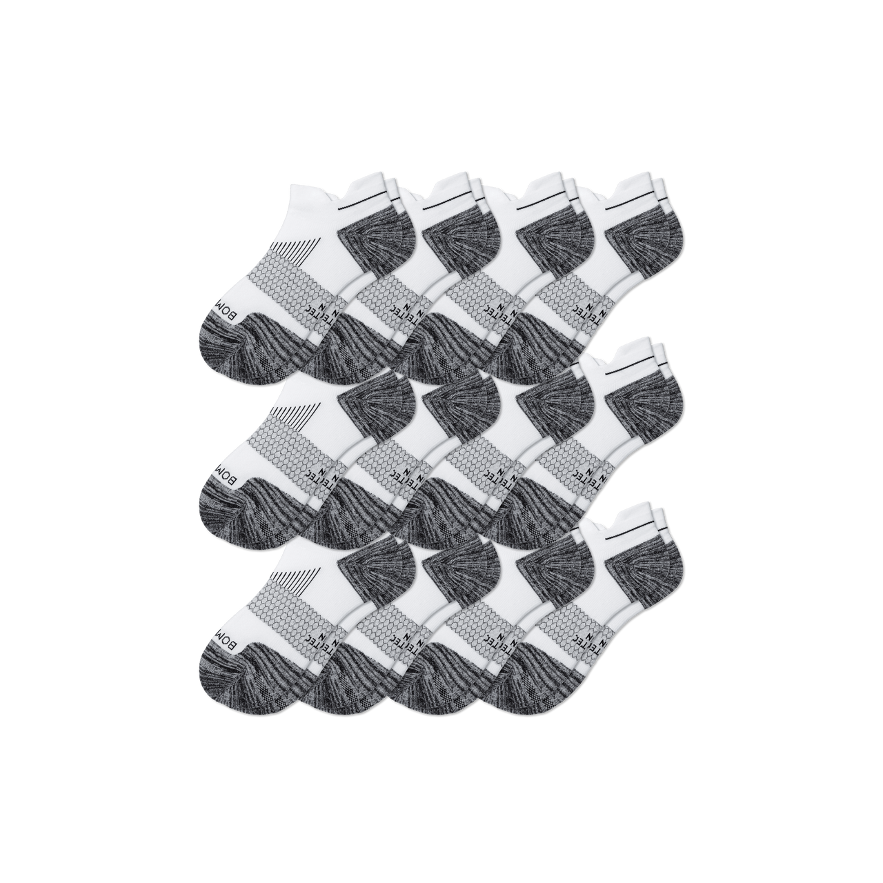 Running Ankle Sock 12-Pack - white L